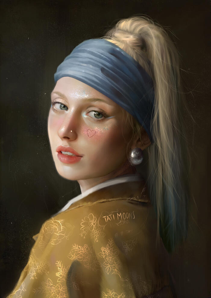 Girl with a Pearl Earring, 2020